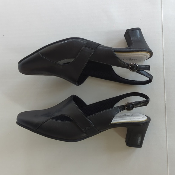 Easy Street Block Heel Formal Dressy Heels 8WW Black - Picture 9 of 16